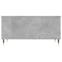 Mesa de centro madera contrachapada gris hormigón 90x44,5x45 cm en Mesas de centro | Comprar online en Foru.es