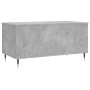 Mesa de centro madera contrachapada gris hormigón 90x44,5x45 cm en Mesas de centro | Comprar online en Foru.es