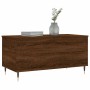 Mesa de centro madera contrachapada roble marrón 90x44,5x45 cm en Mesas de centro | Comprar online en Foru.es