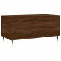 Mesa de centro madera contrachapada roble marrón 90x44,5x45 cm en Mesas de centro | Comprar online en Foru.es