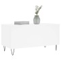 Mesa de centro madera contrachapada blanco 90x44,5x45 cm en Mesas de centro | Comprar online en Foru.es