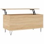 Mesa de centro madera contrachapada roble Sonoma 90x44,5x45 cm en Mesas de centro | Comprar online en Foru.es