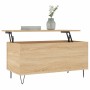 Mesa de centro madera contrachapada roble Sonoma 90x44,5x45 cm en Mesas de centro | Comprar online en Foru.es