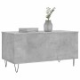 Mesa de centro madera contrachapada gris hormigón 90x44,5x45 cm en Mesas de centro | Comprar online en Foru.es