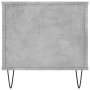 Mesa de centro madera contrachapada gris hormigón 90x44,5x45 cm en Mesas de centro | Comprar online en Foru.es