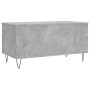 Mesa de centro madera contrachapada gris hormigón 90x44,5x45 cm en Mesas de centro | Comprar online en Foru.es