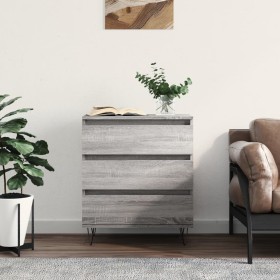 Aparador de madera contrachapada gris Sonoma 60x35x70 cm de vidaXL, Aparadores - Ref: Foro24-827186, Precio: 77,51 €, Descuen...