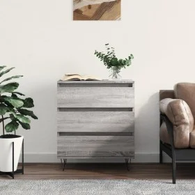 Sonoma gray plywood sideboard 60x35x70 cm by vidaXL, Sideboards - Ref: Foro24-827186, Price: 75,93 €, Discount: %