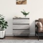 Aparador de madera contrachapada gris Sonoma 60x35x70 cm de vidaXL, Aparadores - Ref: Foro24-827186, Precio: 77,51 €, Descuen...