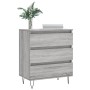 Aparador de madera contrachapada gris Sonoma 60x35x70 cm de vidaXL, Aparadores - Ref: Foro24-827186, Precio: 77,51 €, Descuen...