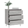 Aparador de madera contrachapada gris Sonoma 60x35x70 cm de vidaXL, Aparadores - Ref: Foro24-827186, Precio: 77,51 €, Descuen...
