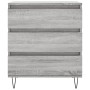Aparador de madera contrachapada gris Sonoma 60x35x70 cm de vidaXL, Aparadores - Ref: Foro24-827186, Precio: 77,51 €, Descuen...