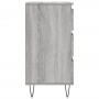Aparador de madera contrachapada gris Sonoma 60x35x70 cm de vidaXL, Aparadores - Ref: Foro24-827186, Precio: 77,51 €, Descuen...
