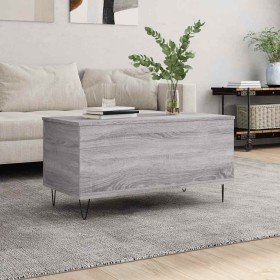 Mesa de centro madera contrachapada gris Sonoma 90x44,5x45 cm en Mesas de centro | Comprar online en Foru.es