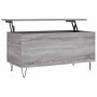 Mesa de centro madera contrachapada gris Sonoma 90x44,5x45 cm en Mesas de centro | Comprar online en Foru.es