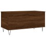 Mesa de centro madera contrachapada roble marrón 90x44,5x45 cm en Mesas de centro | Comprar online en Foru.es