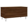 Mesa de centro madera contrachapada roble marrón 90x44,5x45 cm en Mesas de centro | Comprar online en Foru.es