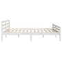Estructura de cama madera maciza blanco Supe King 180x200 cm de vidaXL, Camas y somieres - Ref: Foro24-814835, Precio: 131,90...