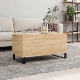 Mesa de centro madera contrachapada roble Sonoma 90x44,5x45 cm en Mesas de centro | Comprar online en Foru.es