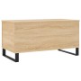 Mesa de centro madera contrachapada roble Sonoma 90x44,5x45 cm en Mesas de centro | Comprar online en Foru.es