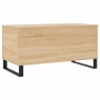 Mesa de centro madera contrachapada roble Sonoma 90x44,5x45 cm en Mesas de centro | Comprar online en Foru.es