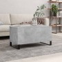Mesa de centro madera contrachapada gris hormigón 90x44,5x45 cm en Mesas de centro | Comprar online en Foru.es
