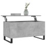 Mesa de centro madera contrachapada gris hormigón 90x44,5x45 cm en Mesas de centro | Comprar online en Foru.es