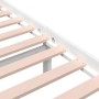 Estructura de cama madera maciza blanco Supe King 180x200 cm de vidaXL, Camas y somieres - Ref: Foro24-814835, Precio: 131,90...