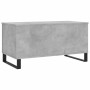 Mesa de centro madera contrachapada gris hormigón 90x44,5x45 cm en Mesas de centro | Comprar online en Foru.es