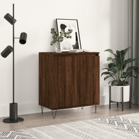 Aparador madera contrachapada marrón roble 60x35x70 cm de vidaXL, Aparadores - Ref: Foro24-827163, Precio: 68,56 €, Descuento: %