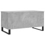 Mesa de centro madera contrachapada gris hormigón 90x44,5x45 cm en Mesas de centro | Comprar online en Foru.es