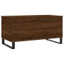 Mesa de centro madera contrachapada roble marrón 90x44,5x45 cm en Mesas de centro | Comprar online en Foru.es