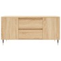 Mesa de centro madera de ingeniería roble Sonoma 102x44,5x50 cm en Mesas de centro | Comprar online en Foru.es