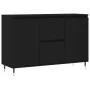 Aparador de madera de ingeniería negro 104x35x70 cm de vidaXL, Aparadores - Ref: Foro24-827197, Precio: 101,69 €, Descuento: %