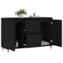 Aparador de madera de ingeniería negro 104x35x70 cm de vidaXL, Aparadores - Ref: Foro24-827197, Precio: 101,69 €, Descuento: %