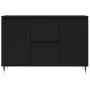 Aparador de madera de ingeniería negro 104x35x70 cm de vidaXL, Aparadores - Ref: Foro24-827197, Precio: 101,69 €, Descuento: %