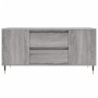 Mesa de centro madera de ingeniería gris Sonoma 102x44,5x50 cm en Mesas de centro | Comprar online en Foru.es