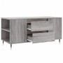 Mesa de centro madera de ingeniería gris Sonoma 102x44,5x50 cm en Mesas de centro | Comprar online en Foru.es