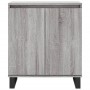Aparador de madera contrachapada gris Sonoma 60x35x70 cm de vidaXL, Aparadores - Ref: Foro24-827170, Precio: 78,71 €, Descuen...