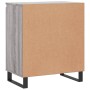 Aparador de madera contrachapada gris Sonoma 60x35x70 cm de vidaXL, Aparadores - Ref: Foro24-827170, Precio: 78,71 €, Descuen...