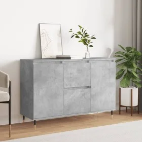 Aparador de madera de ingeniería gris hormigón 104x35x70 cm by vidaXL, Sideboards - Ref: Foro24-827200, Price: 91,96 €, Disco...