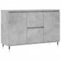 Aparador de madera de ingeniería gris hormigón 104x35x70 cm de vidaXL, Aparadores - Ref: Foro24-827200, Precio: 91,96 €, Desc...