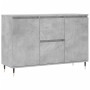 Aparador de madera de ingeniería gris hormigón 104x35x70 cm de vidaXL, Aparadores - Ref: Foro24-827200, Precio: 94,86 €, Desc...