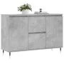 Aparador de madera de ingeniería gris hormigón 104x35x70 cm de vidaXL, Aparadores - Ref: Foro24-827200, Precio: 91,96 €, Desc...