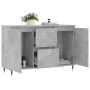 Aparador de madera de ingeniería gris hormigón 104x35x70 cm de vidaXL, Aparadores - Ref: Foro24-827200, Precio: 94,86 €, Desc...