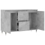 Aparador de madera de ingeniería gris hormigón 104x35x70 cm de vidaXL, Aparadores - Ref: Foro24-827200, Precio: 94,86 €, Desc...