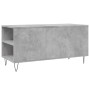 Mesa de centro madera ingeniería gris hormigón 102x44,5x50 cm en Mesas de centro | Comprar online en Foru.es