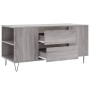 Mesa de centro madera de ingeniería gris Sonoma 102x44,5x50 cm en Mesas de centro | Comprar online en Foru.es