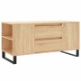Mesa de centro madera de ingeniería roble Sonoma 102x44,5x50 cm en Mesas de centro | Comprar online en Foru.es
