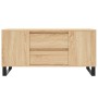 Mesa de centro madera de ingeniería roble Sonoma 102x44,5x50 cm en Mesas de centro | Comprar online en Foru.es